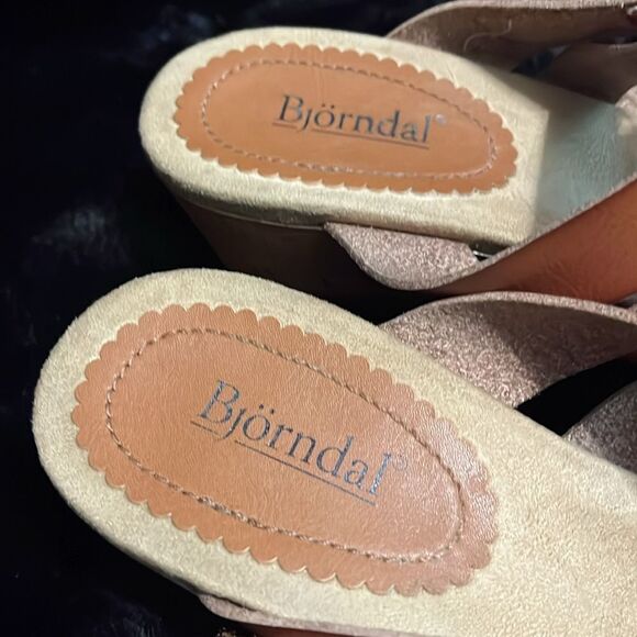 Brown Leather Sandals by Bjorndal - Picture 2 of 9